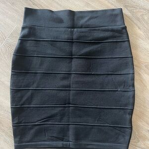 Eclipse Tight Black Women's Mini Pencil Skirt